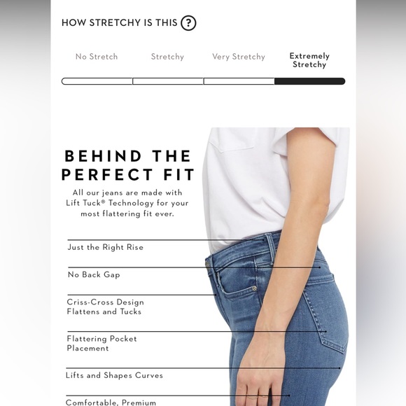 Like new NYDJ Sheri slim - Picture 3 of 8